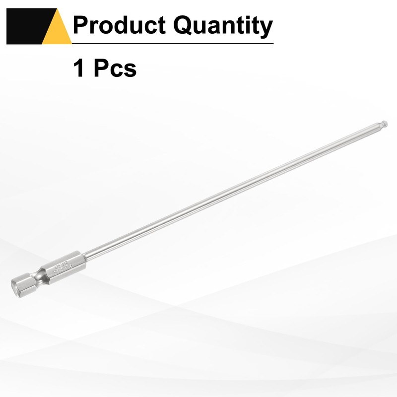 sourcing map Ball End Hex Screwdriver Bit H2.5 (2.5mm) Head