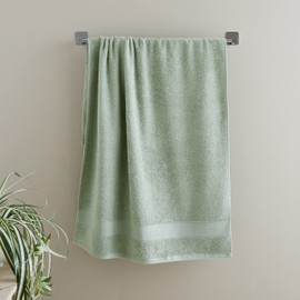 Catherine Lansfield Anti Bacterial Soft & Absorbent Cotton Hand Towel Sage Green