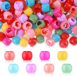 Pack of 320 mini hair clips, plastic hair clips, non-slip handle, small jaw clips, rainbow hair clips, small, mini round hair clips for design, children and adults