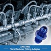 A ABSOPRO Male Flare Reducer Hose Fitting Adapter AN6-AN6 Fuel