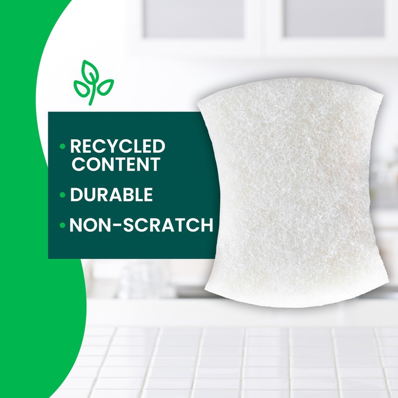 Scotch-Brite® Greener Clean™ Non-Scratch Scrub Sponge, 6 Pack, 6 Units