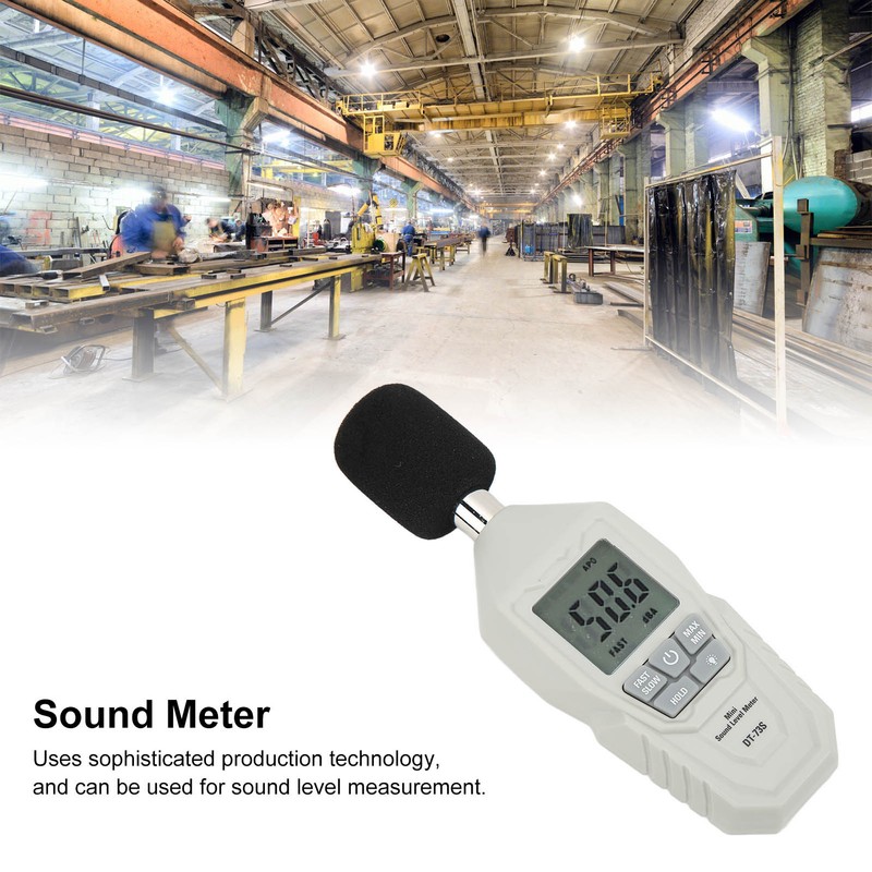 Sound Level Meter Mini LCD Digital Display Noise Measurement Environmental