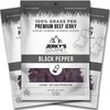 Black Pepper Grass Fed Beef Jerky - 100 Calorie Snacks,