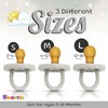 SWEETIE Rubber Pacifier Natural Rubber Pacifier Rounded Grey Large 12-18