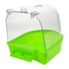 BUGUUYO Pet Bird Bath Box Parrot Bathing Tub for Birds
