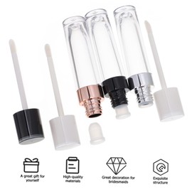 Gatuida 9Pcs Refillable Lip Gloss Wand Tubes Transparent Lip Gloss Containers for DIY for Travel and Outdoor Use Lightweight and Easy to Refill for Daily Life