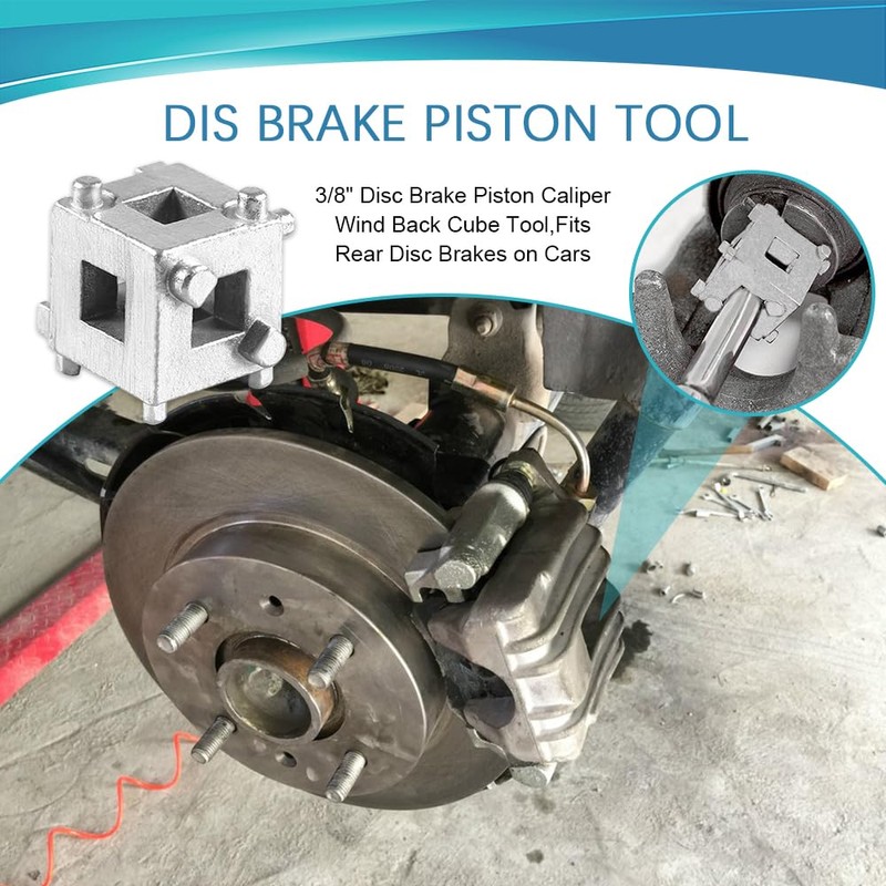 Lyxheth Cube Brake Caliper Compression Tool, Caliper Piston Compressor Tool,