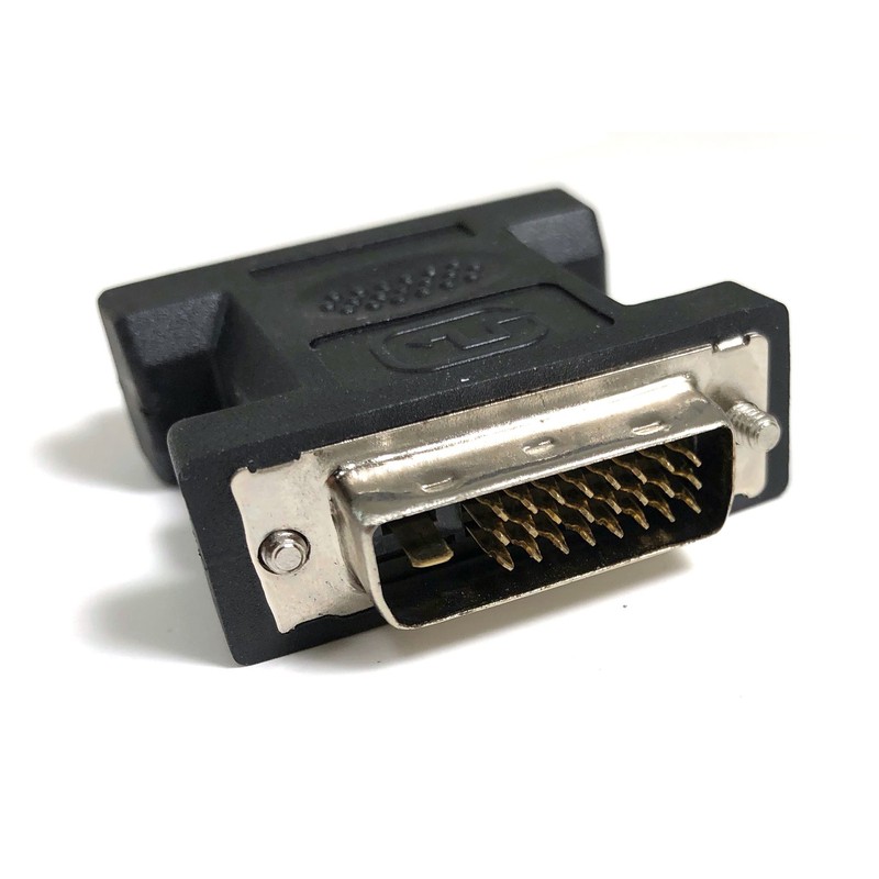 Micro Connectors, Inc. DVI-D Male To DVI-I Female Adapter(G08-223)