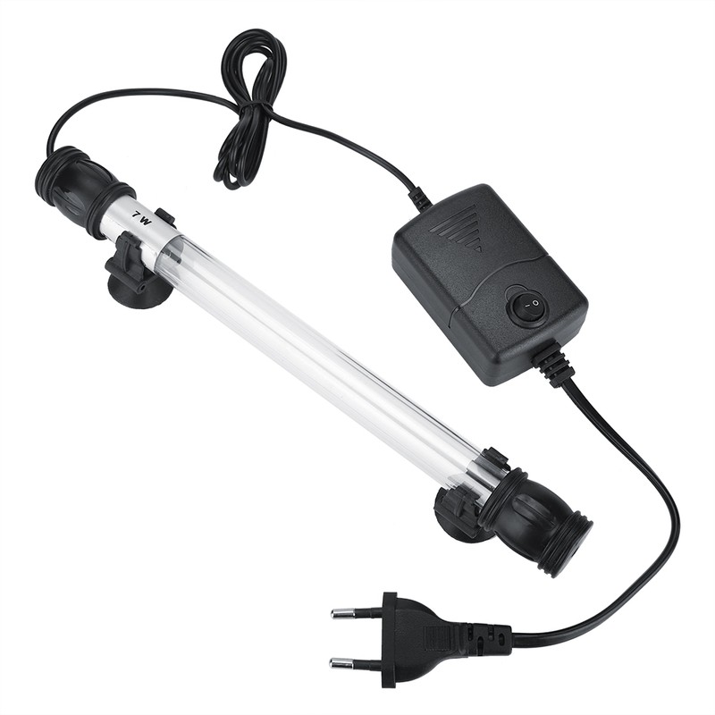 Submersible UV Light Sterilizer Waterproof Clean Green Algae Lamp for