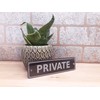 Private Door Sign, Notice, Plaque - Available in 3 sizes
