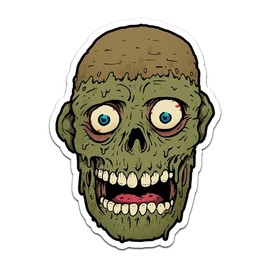 4" Horror Stickers Creepy Zombie Tarman Skull B-Movie Laptop Car Decal Waterproof Sticker