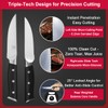 Steak Knives,4.5 Inch Steak Knives Set of 8, Micro-Cutting Point