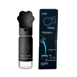 Perfectly Posh Pets Tumbler - Stainless Steel 14 oz Pet Water Bottle for On-The-Go - Double Vacuum Insulation, BPA-Free Dispenser, Wristlet Handle