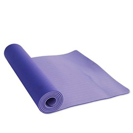 SOBEYO Yoga Mats Double Layers Eco Friendly TPE 1/4 inch Pro Non Slip Workout Pilates Floor Exercises Purple 72 x 24 in