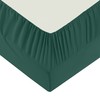 Moonlight Bedding Super King Fitted Sheet Emerald - Premium 25cm