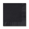 Black Beverage Napkins / 100 Count 3 Ply 4 3/4"
