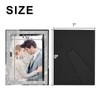 Egofine 5x7 Picture Frames Set of 4, Glass Picture Frames