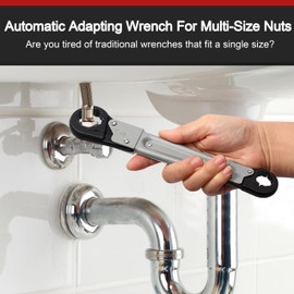 Plumbing Tools Angle-On Wrench, Angle Stop Wrench Angle Stop Removal Tool for Professional Plumber, Plumbers Wrench Tools for Installing a New Compression Angle Stop & Removing the Compression Ring