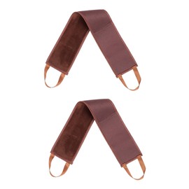 Ipetboom 2pcs Back Lotion Applicator Tool Brown Tanning Oil Stretching Belt for -application of Sunscreen and Moisturizer Lightweight and Portable Care