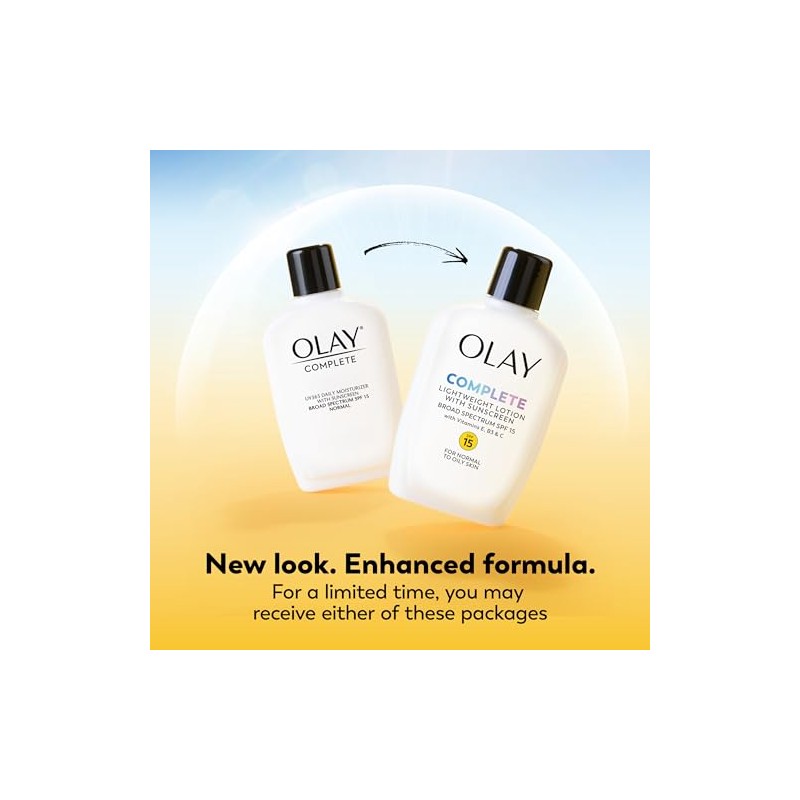 Olay Complete Lotion All Day Moisturizer With Spf For Normal