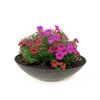 matches21 Round flat planting bowl planter flower bowl plastic bowl