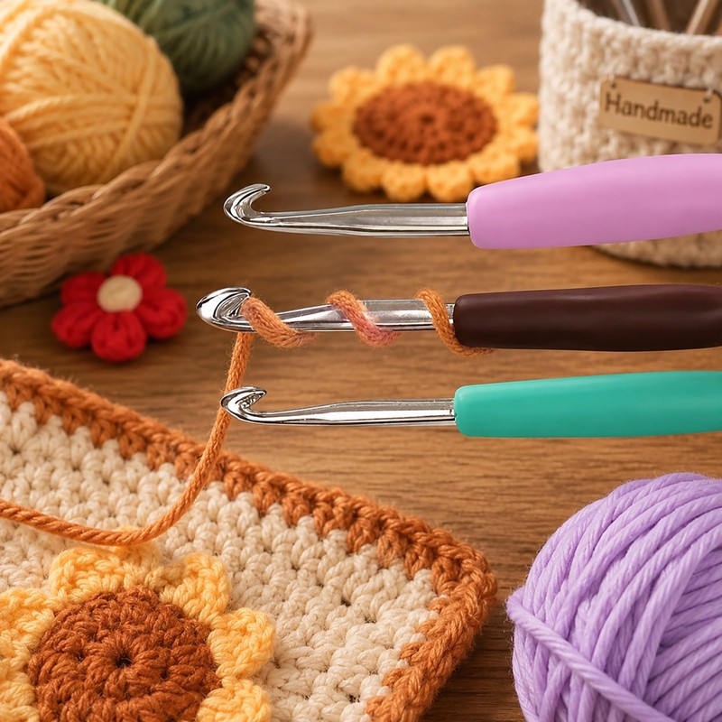 Crochet Hooks 16 Sizes Crochet Hook Set 0.6mm—6mm, 59 Pack