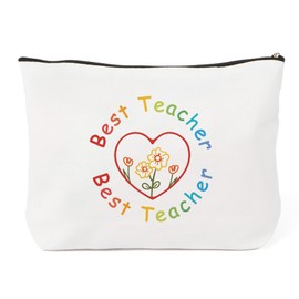 MystiCharm Teacher Appreciation Gifts Graduation Gift Christmas Valentine End of Year Teachers Retirement Presents Thank You Gifts Special Original Makeup Cosmetic Bag Presents Idea for Teachers