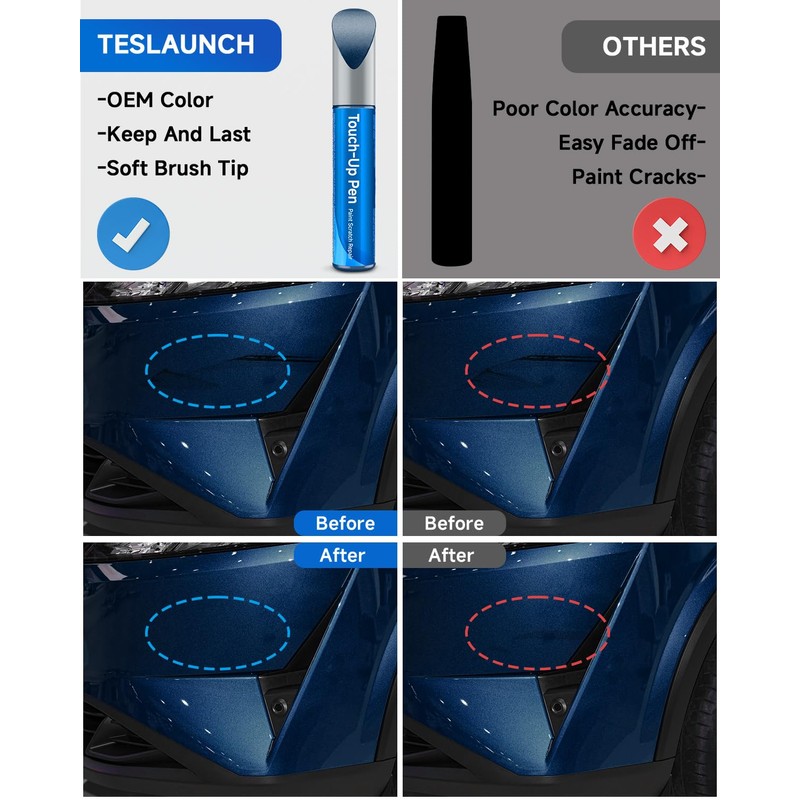 RBY Caspian Blue Metallic Touch Up Paint Compatible with Nissan