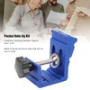 Aluminum Alloy Pocket Hole Jig Tool Kit Adjustable Hole Pitch