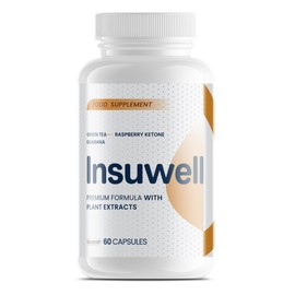 INSUWELL, 60 Capsules, Natural Dietary Supplement, Green Tea and Coffee Extract