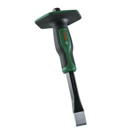 Bosch Flachmeißel 22-250mm (Doppelt gehärtete Meißelsklinge für anspruchsvolle Aufgaben; Chrom-Vanadium Schaft; Bequemer Softgrip-Griff mit Handschutz)