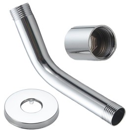 Oiieco Shower Head Extension Arm, Stainless Steel Handheld Shower Extension Arm,Wall Mounted Shower Extension Arm,G1/2" Compatibility,Extension Pipe Chrome Plating Wall Mounted