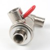 Oil Drain Valve with removable L-Shape Hose End Combo (14mm-1.5)