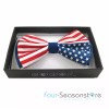 coool USA Flag America Flag Design Bow Tie Neck wear