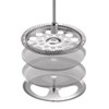 Small Stainless Steel French Press, 12oz Dual-Filter Coffee Plunger Pot