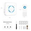 WiFi Wireless Doorbell Outdoor Waterproof Compatible with Smartphone App, Front