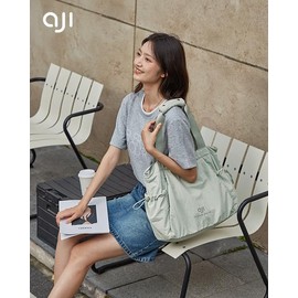 aji Yoga Bag, Yoga Bag with Wet and Dry Storage Bag and Many Compartments, Yoga Mat Bag Light for Women, Gym, Shopper Sports, Sage