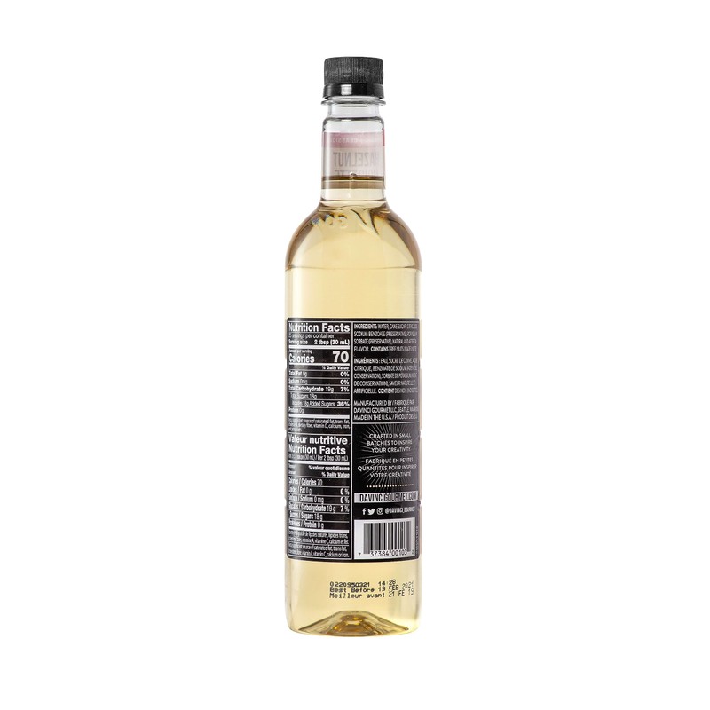 DaVinci Gourmet Classic Original Hazelnut Syrup, 25.4 Fluid Ounces (Pack