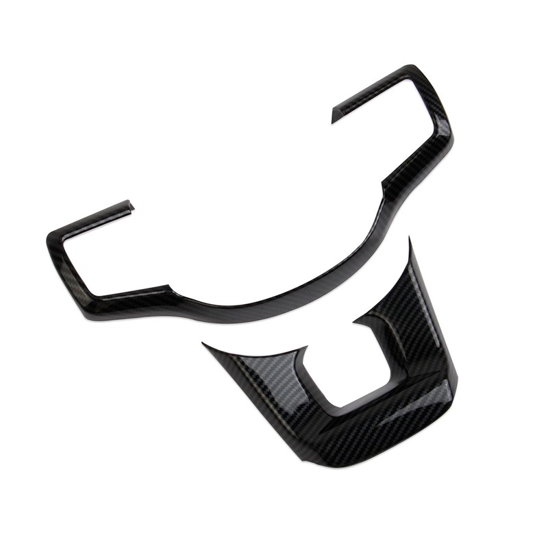 Korlot Carbon Fiber Style Steering Wheel Trim Accessories for 2022-2026