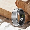Smart Health Ring Sleep Monitor IP68 Waterproof Metal Activity Tracker