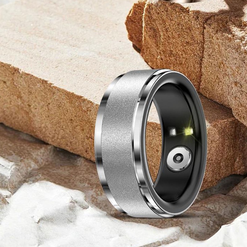 Smart Health Ring Sleep Monitor IP68 Waterproof Metal Activity Tracker