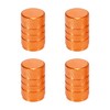 X AUTOHAUX Universal Round Car Tyre Valve Stem Cap Valve