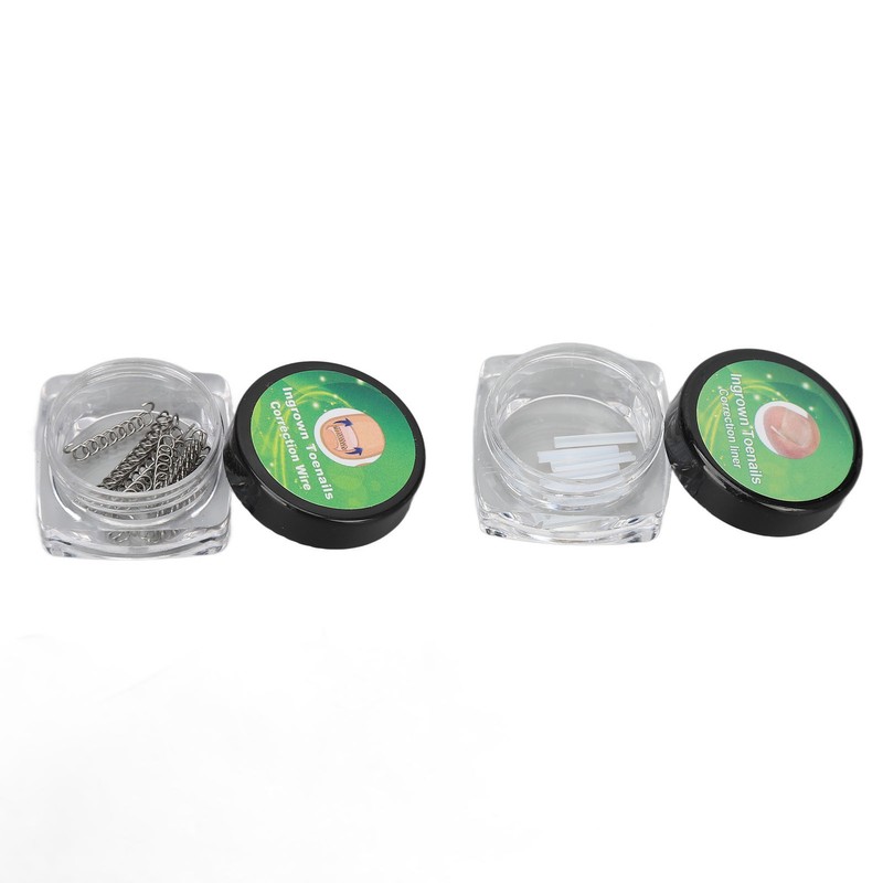 Ingrown Toenail Lifter Set Toenail Patch Sleeves Tweezers Stainless Steel