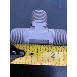 unbranded  Qest 1/2" MPT x 1/2" MPT x 1/2" MPT Adapter Tee P-221C