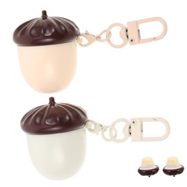 FRCOLOR 2pcs Lip Balm Cute Chestnut Hydrating Lip Moisturizer Non Oily Formula for Daily Use Lightweight Travel Friendly for School Outdoor Activities