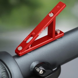 HOUSON Lightweight aluminum alloy water bottle cage adapter - height adjustable for MTB/road bikes (100x63.7mm) - rust-proof stainless steel screws