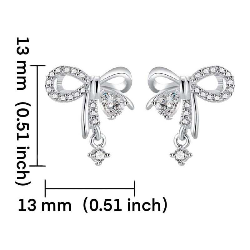 arete de plata de ley 925 con forma de loto