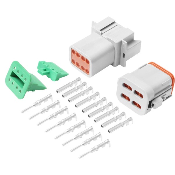 AAIWA 8 Pin Deutsch DT04-8P DT06-8S Waterproof Electrical Connector Kit
