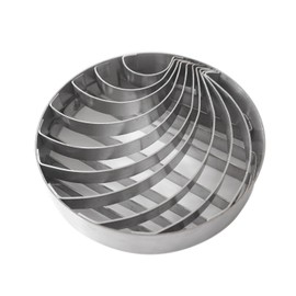 Heluok Concha Cutter Mexican Bread Stamp, 4 Inch Small Mexican Bread Mold Two Sided, Stainless Steel Tool Cortador de Conchas para Pan, Metal Concha Cutter Stamp