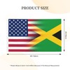 American flag and Jamaican flag 3x5 FT Double-Sided Printed Flag